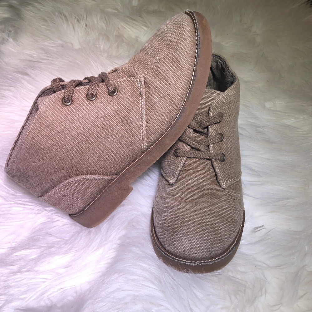 Natural Canvas Boots | Children's Place | size 2